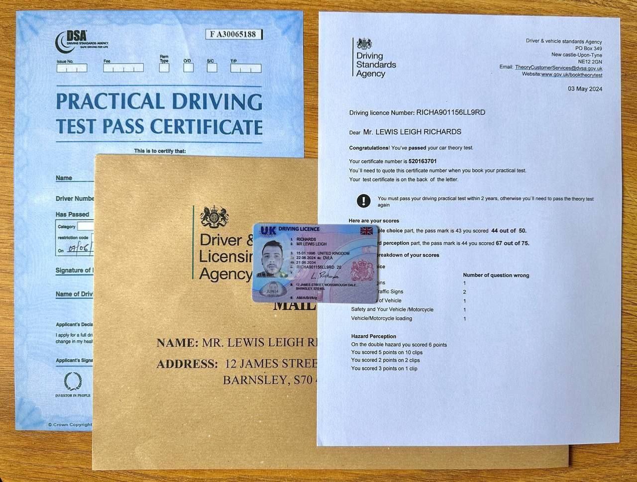 Uk Driving licence - Image 2